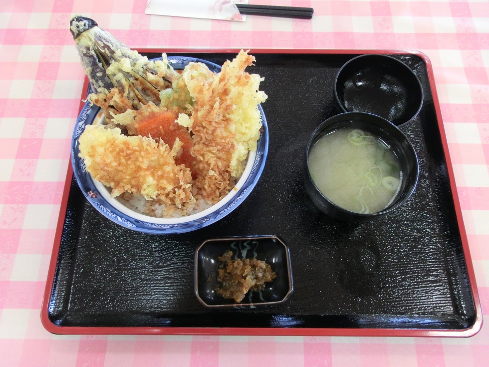 Bowl of rice with fried catfish | Michinoeki Goka