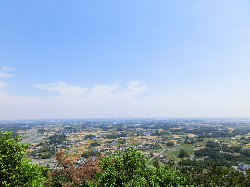 View from the top of Mikamo Mountain Park