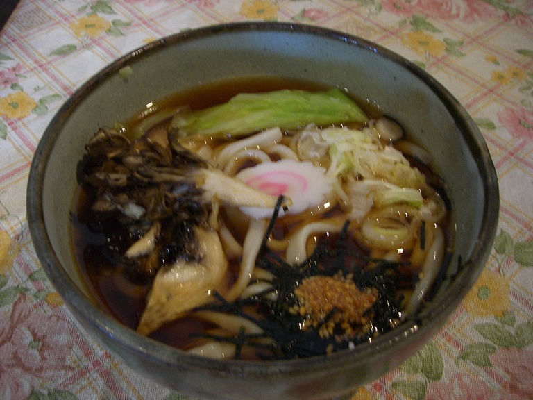 Maitake udon | Michinoeki Kurohone Yamabiko