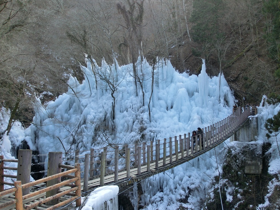 Onokuchi icicles | Michinoeki Ryokami Onsen Yakushi no Yu