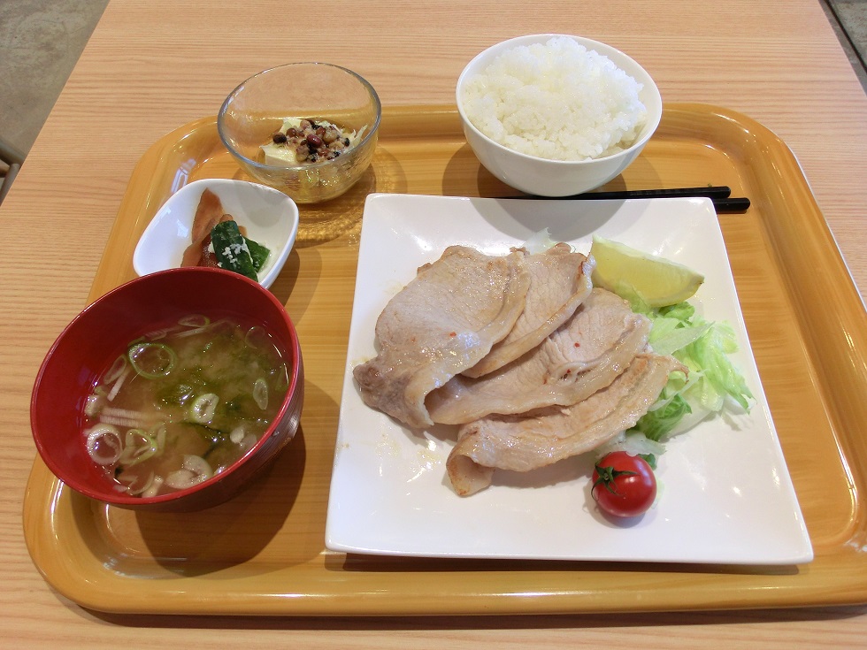 Miso koji grilled pork set meal | Michinoeki Hakko-no-sato Kozaki