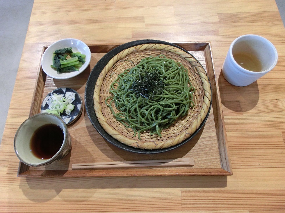 Ashigara greentea soba | Michinoeki Ashigara・Kintarou no furusato