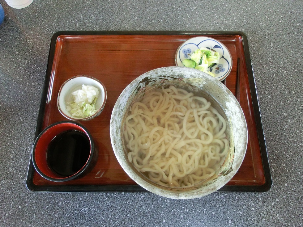 Moegi udon | Michinoeki Sakakita