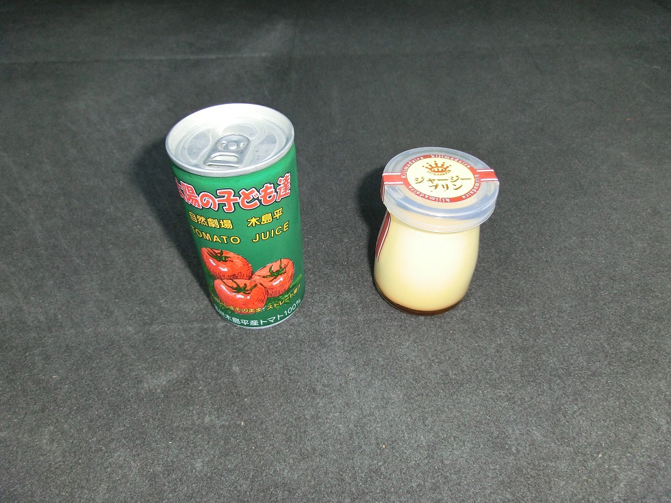 jersey pudding and tomato juice | Michinoeki FARMUS Kijimadaira