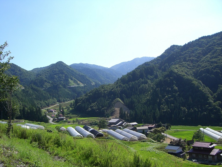 Scenery from Michinoeki Hida Furukawa Ibushi