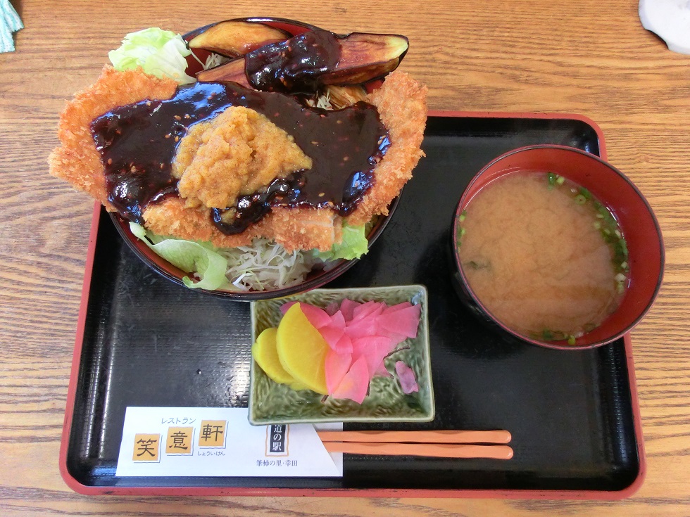 Fudegaki miso katsu-don | Michinoeki Fudegaki no Sato Kota